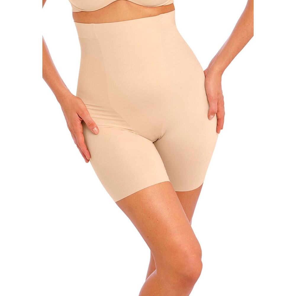 Wacoal Ines Secret Beige High Waist Long Leg Shaper Shapewear Womans Size Medium